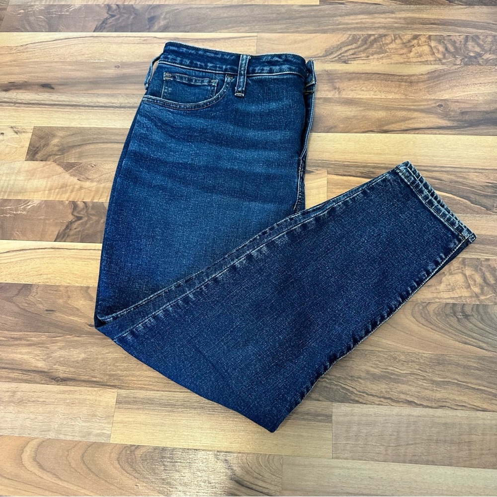 Madewell Curvy Roadtripper Skynny Jeans 32p Petit Dark wash stretch Denim